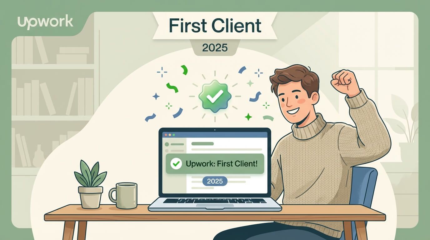 Cara Dapat Klien Pertama di Upwork 2025: Panduan Lengkap - Nayaka Yoga Pradipta