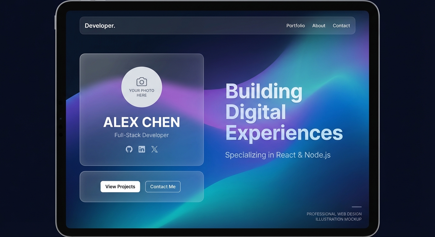 Portfolio Hero Section