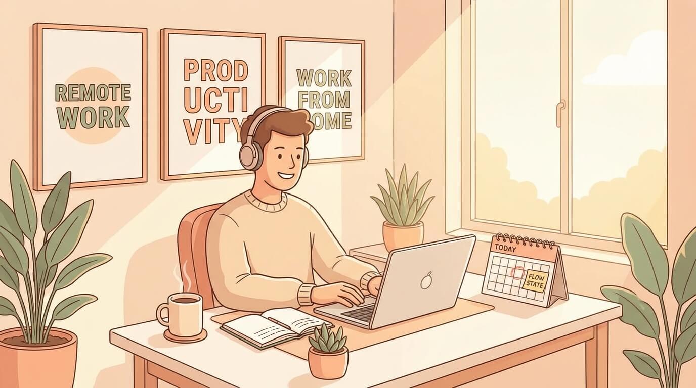 Remote Work Tips: Cara Produktif Kerja dari Rumah sebagai Developer - Nayaka Yoga Pradipta